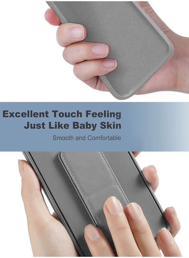 ACLIX Samsung Galaxy A07 Case with Kickstand and Magnetic Holder, Premium Vertical Strap and Grip with Silicone Holder, multiple viewing positions for Samsung Galaxy A07 (Dark Gray) - Image 5